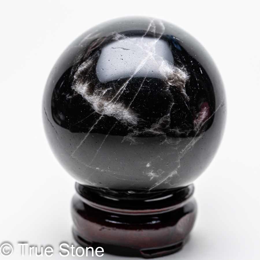 天然黒水晶モリオン 丸玉 スフィア 黒水晶 モリオン ブラッククリスタル ...
