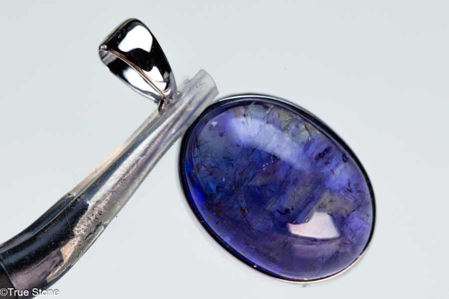 AAA 天然 タンザナイト ペンダントトップ ブルーゾイサイト ゾイサイト 天...