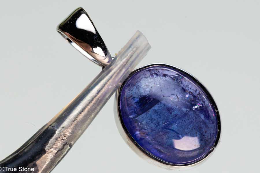 天然 タンザナイト ペンダントトップ ブルーゾイサイト ゾイサイト 天然石