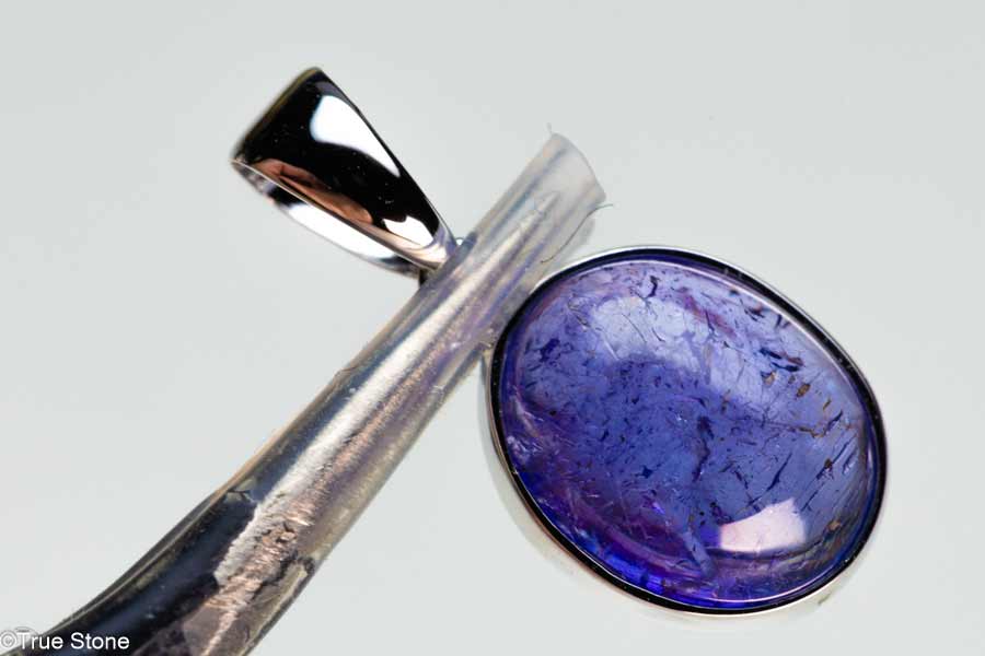 天然 タンザナイト ペンダントトップ ブルーゾイサイト ゾイサイト 天然石