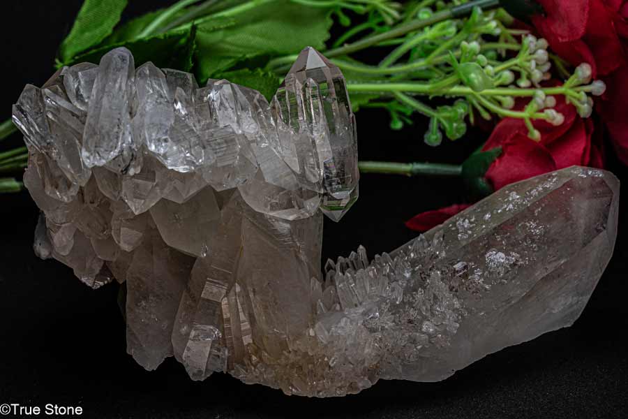 ネパール ガネッシュヒマール産 ヒマラヤ水晶 ダブルポイント連結 バーナ...