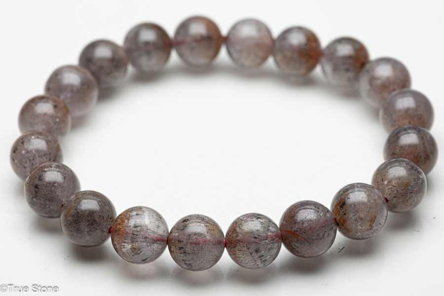 レピドクロサイト イン クォーツ ブレスレット ゲーサイト ヘマタイト 天...