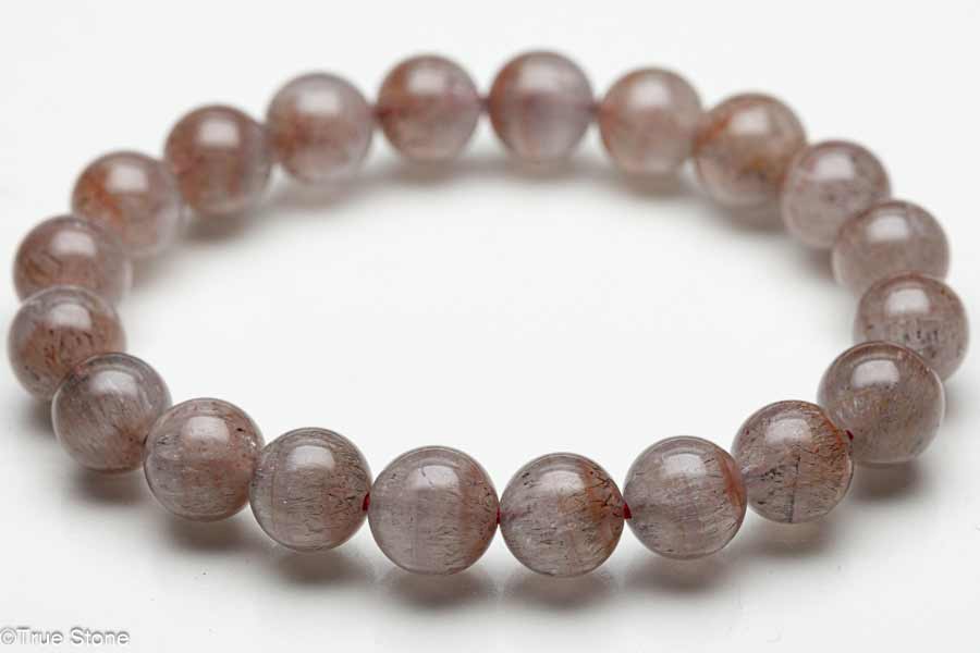 レピドクロサイト イン クォーツ ブレスレット ゲーサイト ヘマタイト 天...