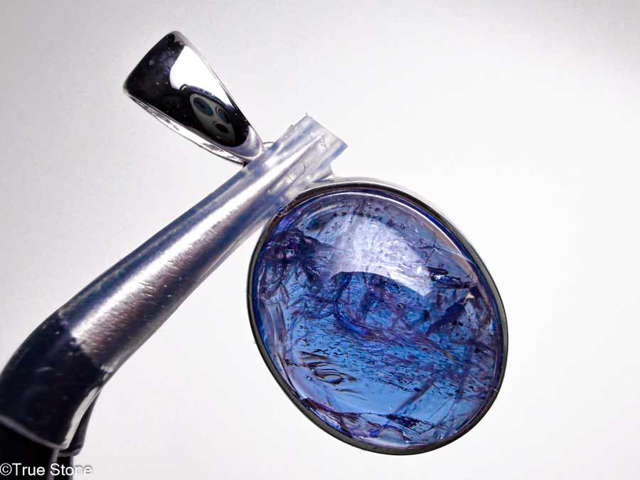 天然 タンザナイト ペンダントトップ ブルーゾイサイト ゾイサイト 天然石