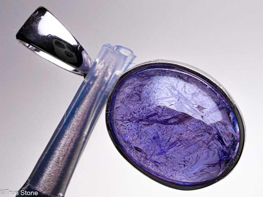 天然 タンザナイト ペンダントトップ ブルーゾイサイト ゾイサイト 天然石