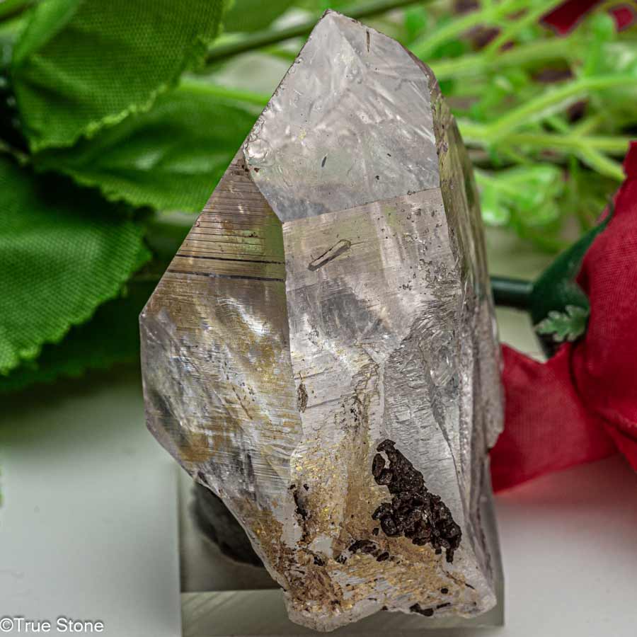 ネパール ガネッシュヒマール産 ヒマラヤ水晶 ポイント ガネーシュヒマール クローライト モスクォーツ 天然石 原石 パワースポット