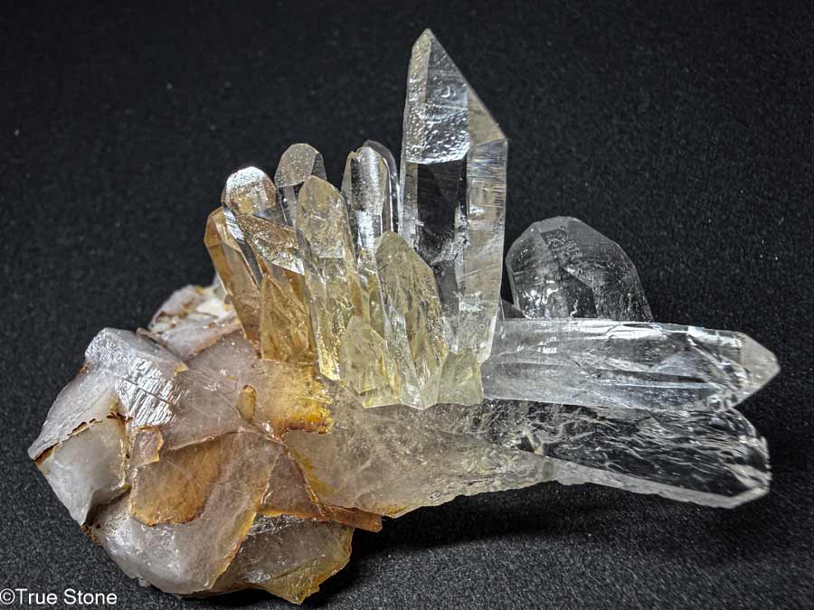 ネパール ガネッシュヒマール ダディン ヒンドゥン産 ヒマラヤ水晶 ゴールデンヒーラー タビュラー ポイント クラスター