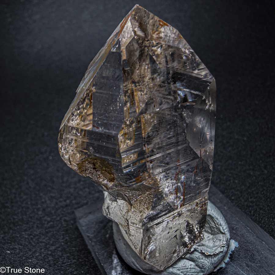 ネパール ガネッシュヒマール ダディン ヒンドゥン産 ヒマラヤ水晶 ゴールデンヒーラー 高透明 高光沢 干渉虹 2箇所 ドゥルージー状 再成長面...