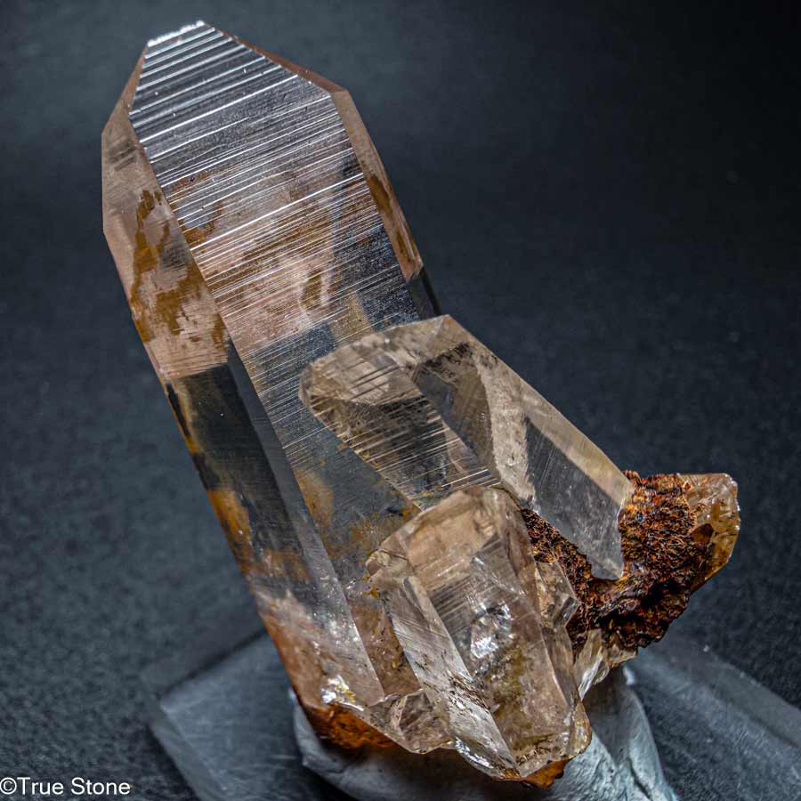 ネパール ガネッシュヒマール ダディン ヒンドゥン産 ヒマラヤ水晶 ゴールデンヒーラー 高透明 親子結晶 横成長線 明瞭 美結晶 ガネーシュヒマール