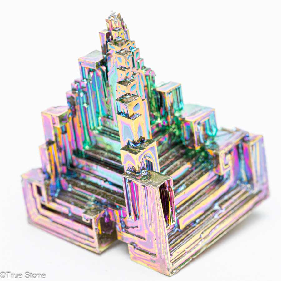 Rakuten - レインボー ビスマス 結晶 天国への階段 宇宙要塞 虹色結晶 元素Bi 原子番号 83