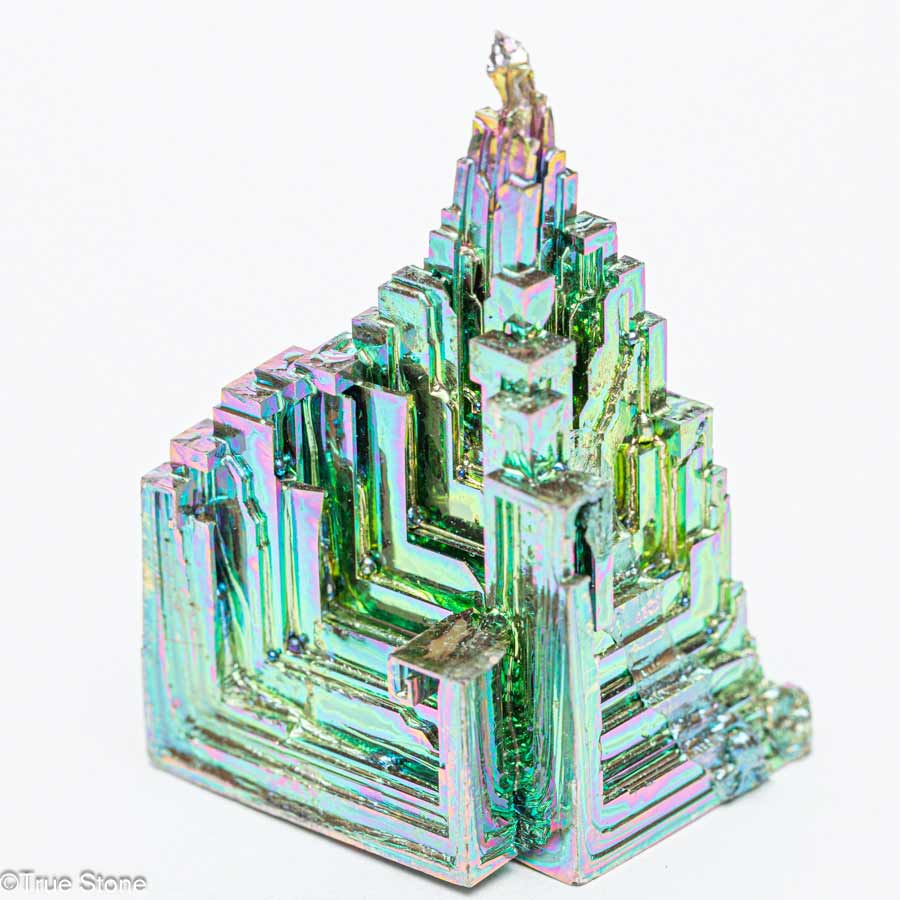 レインボー ビスマス 結晶 天国への階段 宇宙要塞 虹色結晶 元素Bi 原子番号 83...