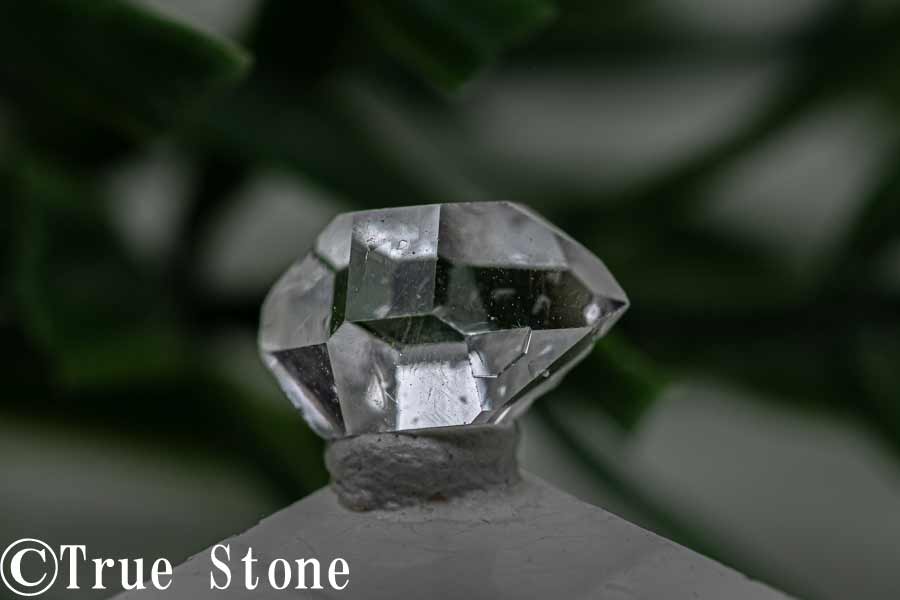 一点物 AAA ハーキマーダイヤモンド アメリカ ニューヨーク州 Ace of Diamonds Mine産 原石 高透明 両剣水晶