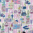 生地 リバティ・ファブリックス Hello Kitty Hello Kitty Necessities ハローキティ・ネセシティーズ DC34426-TDD-J24Cピンク 【数量×10cm単位】(最低30cmから) リバティプリント タナローン LIBERTY
