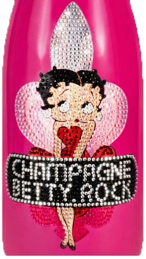 シャンパン BETTY.ROCK PINK ベティ ロック ピンク 750ml 1本 【送料無料 北海道・沖縄・東北 別途加算】 [高級シャンパン スパークリングワイン イベント パーティ クラブ ナイト インスタ 映え 豪華 キラキラ] tsuhan-drinco-10025116 通販ドリンコ サンプル画像2