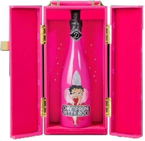 シャンパン BETTY.ROCK PINK ベティ ロック ピンク 750ml 1本 【送料無料 北海道・沖縄・東北 別途加算】 [高級シャンパン スパークリングワイン イベント パーティ クラブ ナイト インスタ 映え 豪華 キラキラ] tsuhan-drinco-10025116 通販ドリンコ サンプル画像3