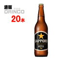 ビール 黒ラベル 500ml 瓶 20 本 ( 20 本 * 1 ケース ) サッポロ 【送料無料 北海道・沖縄・東北 別途加算】