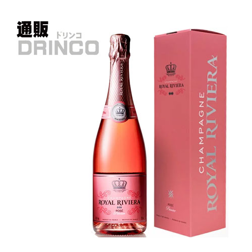 スパークリングワイン ロイヤル リビエラ ロゼ プリンシエール CHAMPAGNE ROYAL RIVIERA Rose Princier 750ml 瓶 1本 MOD 【送料無料 北海道・沖縄・東北 別途加算】 [ギフト プレゼント 正規品 高級 ギフト プレゼント お祝い バースデー 映え お酒]