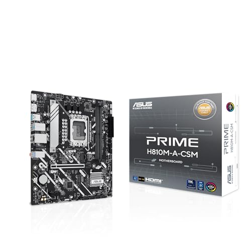 ASUS Core Ultra Processors (Series 2), LGA1851 対応 H810M 搭載 micro-ATX マザーボード/PRIME H810M-A-CSM 国内品