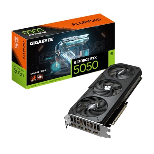 GIGABYTE NVIDIA Geforce RTX5050 搭載 グラフィックボード GDDR6 8GB ギガバイト 国内品 GV-N5050GAMING OC-8GD