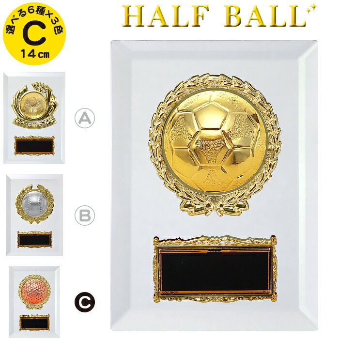 トロフィー 盾 高さ14cm 卒団記念品 サッカー トロフィー 野球 バスケ バレー ゴルフ コンペ用品 賞品 ..