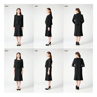 プレミアムアンサンブルブラックフォーマル日本製生地喪服冠婚葬祭フォーマル専門店ならではの品質m810