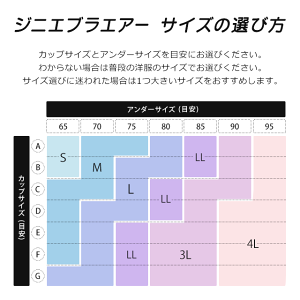 【正規品】 genie(ジニエ) ジニエブラエアー 6枚スペシャルセット カラー:全6パターン S〜4L 【 ナイトブラ スポーツ ブラ スポーツブラ 夏 ブラジャー マタニティブラ 大きい ブラ 脇肉 背中 】【tv-ya_dl】