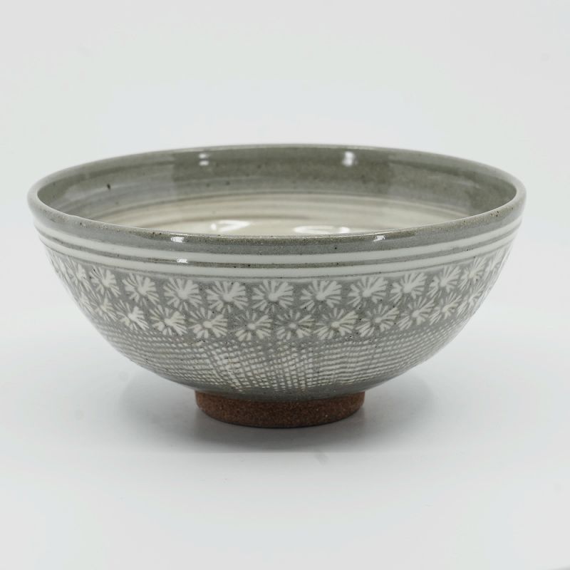 乐天商城 - ご飯茶碗 飯碗 京焼 清水焼 陶器製 日本製 器 高級 プレゼント 人気 和食器 ご飯茶碗(大) 1客 紙箱 灰三島とびかんな