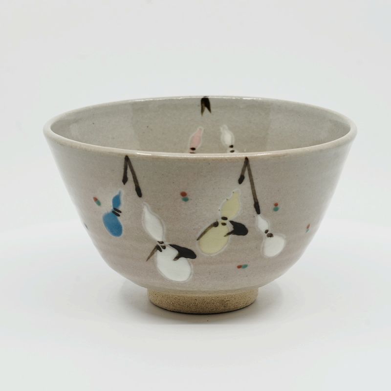 乐天商城 - ご飯茶碗 飯碗 京焼 清水焼 陶器製 日本製 器 高級 プレゼント 人気 和食器 ご飯茶碗(大) 1客 紙箱 粉引六瓢