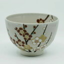 抹茶碗 抹茶茶碗 茶道具 京都 京焼 清水焼 陶器製 日本製 器 茶道具 抹茶碗 1客 紙箱 梅