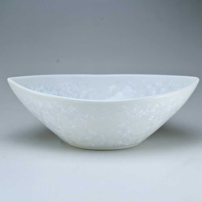 鉢 おしゃれ 京焼 清水焼 磁器製 日本製 器 鉢 花結晶（白） はなけっしょう（しろ） おしゃれ 高級 プレゼント 人気 和食器