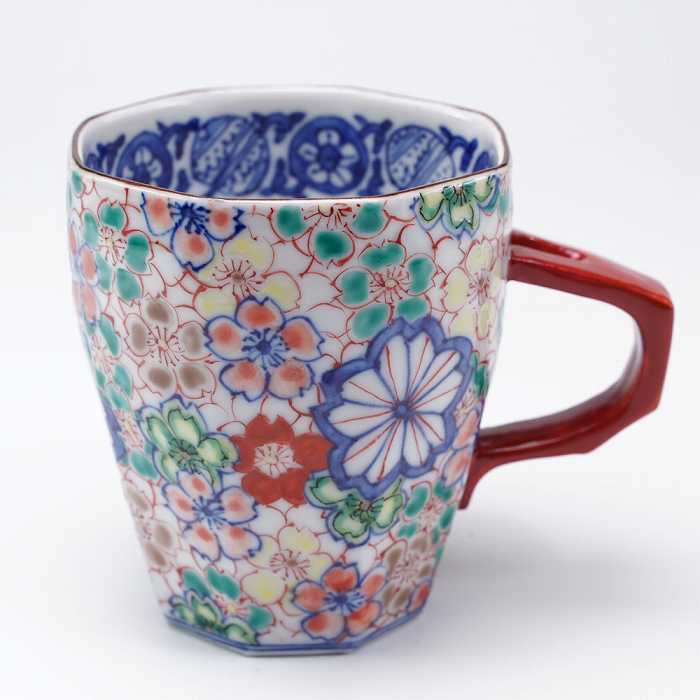 マグカップ コーヒーカップ 京焼 清水焼 磁器製 日本製 高級 おしゃれ プレゼント 人気 和食器 1客 さくら桜小カップ