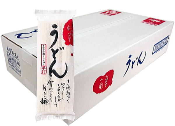 【送料無料】彩翠うどん 12束セット つるつるとした舌ざわりに、なめらかさとコシの強さが自慢の平打ちうどんです。♪