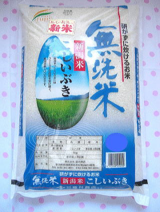 【送料無料】令和6年度産 新米こしいぶき無洗米5キログラム×24 新潟県産