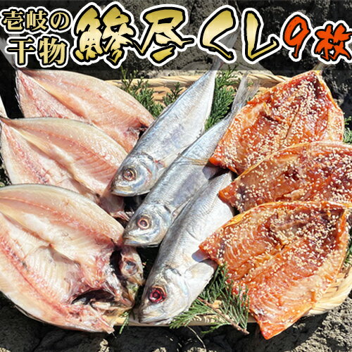 干物 アジ 天日干し 手造り 壱岐 特産 アジ尽くし セット（アジ開き・アジ丸干し・アジみりん干し 各1袋/3-4枚入）おかず 惣菜 ごはん..