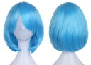 ウィッグ 3点セット 簡単 手軽 ハロウィン 仮装 ショート ボブ ミディアム コスプレ カラー 送料無料 フルウィッグ ウイッグ レディース ヘアネット ウィ...