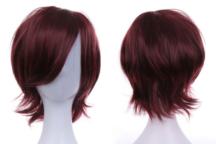 ウィッグ 3点セット 簡単 手軽 ハロウィン 仮装 ショート ウルフ コスプレ カラー 送料無料 フルウィッグ ウイッグ レディース ヘアネット ウィッグスタン...