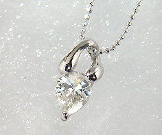 SV925 ペアシェイプ キュービックジルコニア ペンダントネックレス シルバー925 SILVER スターリングシルバー カットボールチェーン メッセージ ギ...