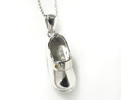 500円クーポン配布中 SV925 ベビーシューズ シトリン ペンダントネックレス シルバー925 SILVER スター..