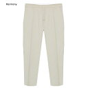 HARMONY | PIETRO TROUSER (MASTIC) タックパンツ スリムフィットパンツ テーパード ボトムス メンズ グレー ベージュ