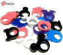 ADEEN NYC (エディーン) ACRYLIC RING BLACK/WHITE/PINK/BLUE/PURPLE 指輪 リング アクリル ブランド メンズ レディース ユニセックス ブラック/ホワイト/ピンク/ブルー/パープル