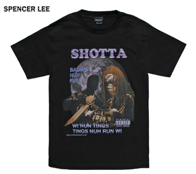 Rakuten - SPENCER LEE | SHOTTA TEE (BLACK) Tシャツ ロゴ グラフィック プリント トップス メンズ ブラック