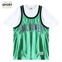 VFILES SPORT PLUS (Ct@CY X|[c vX) GIRL POWER JERSEY COMBO TEE (GREEN/BLACK) [TVc oXPW[W Q[Vc C[h S Y fB[X jZbNX] [O[/ubN]