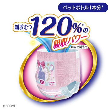 オヤスミマン 女の子用 ビッグサイズ以上 13〜28kg 22枚　ユニ・チャーム公式ショップ