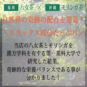 <10%OFF>健康茶 一ヶ月分 送料無料 ティーバッグ 5g×30包 薬科大学共同開発 GABA配合 モリンガ配合 八女茶 健康食品 沖縄産 お茶 ギャバ茶 日本茶 美容茶 gaba 沖縄 ポイント消化 ネコポス 鵜ノ池製茶