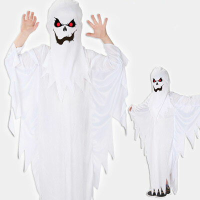 楽天uofeshop＼＼返品、交換無料／／ハロウィン 衣装 子供 白 恐怖 妖精 精霊 魔女 悪魔 吸血鬼 男の子 女の子 ハロウィン コスチューム コスプレ 仮装 衣装 子供用 お遊戯会 衣装 ハロウィン衣装 男女兼用 キッズ kids 男の子 女の子