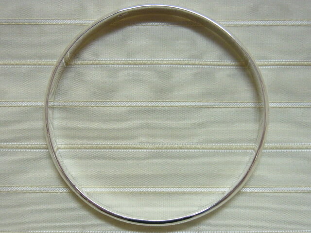 シルバーラージプレーンリングバングルSILVER925