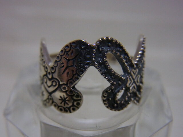 シルバ ダブル バタフライ リング SILVER925 イブシ