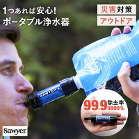 世界80ヵ国で使われる携帯浄水器 ソーヤー ミニ SP128 SAWYER 正規品 | 携帯浄水器 携帯用浄水器 防災 防災用 防災用品 防災グッズ 災害用 浄水 キャンプ 軽量 浄水器 川の水 緊急時 フィルター ろ過 ろ過器 濾過 サバイバル 非常用浄水器