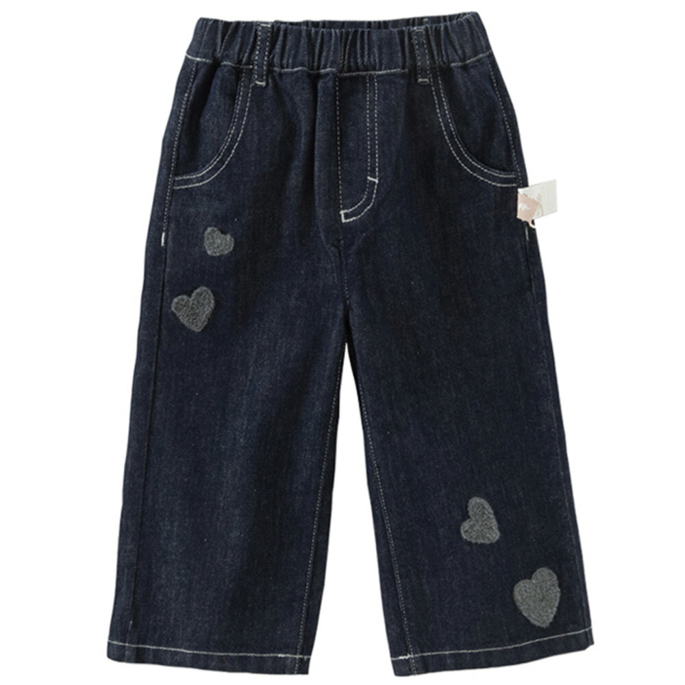 女の子 キッズ 子供服 ボトムス ズボン 長ズボン デニム ジーンズ 子ども服 上品 通園 通学 普段着 可愛い 春 秋 冬 80 90 100 110 120 130 140cm db3241420 dave&bella デイブベラ
