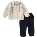 男の子 キッズ 子供服 セットアップ 長袖 長ズボン 子ども服 カットソー 襟付き 通園 通学 普段着 お出かけ 上品 春 秋 冬 70 80 90 100 110 120 130 cm db3241960 dave&bella デイブベラ